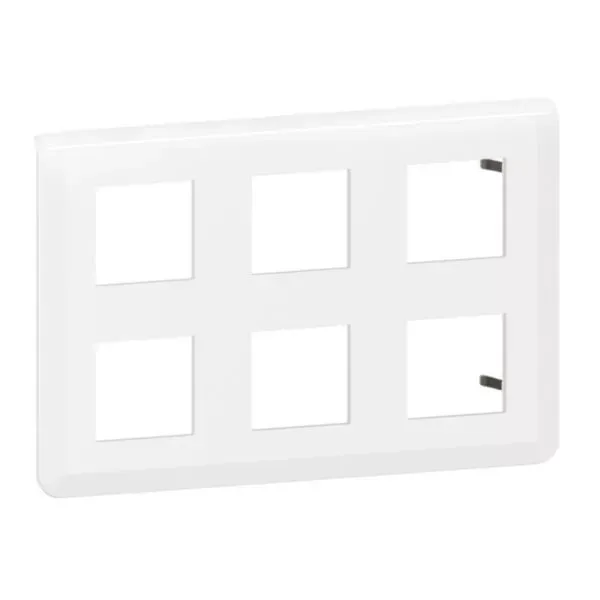 Legrand Plaque de finition Mosaic pour 2x3x2 modules blanc