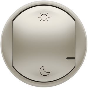 Enjoliveur Céliane with Netatmo sans fils Lever/Coucher titane
