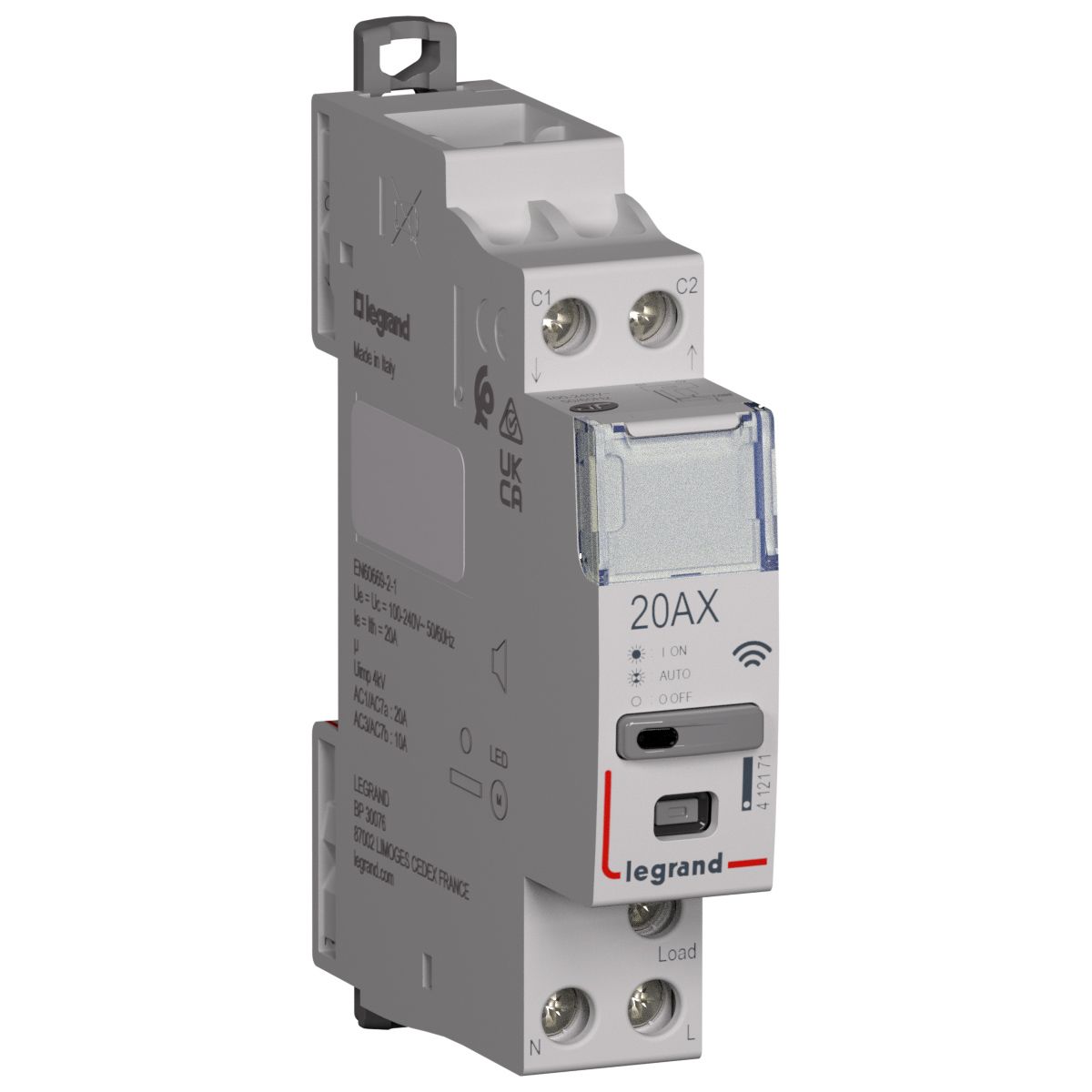 Contacteur connecté Drivia with Netatmo multifonction 1P 20AX 230V~- 1 module