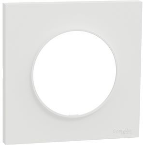Schneider Odace Origine - plaque de finition 1 poste - couleur blanc