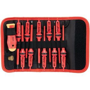 Kit tournevis 10 lames isolées 1000V Bizline