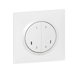 Commande sans fil 4 scénarios connectée dooxie with Netatmo – Legrand
