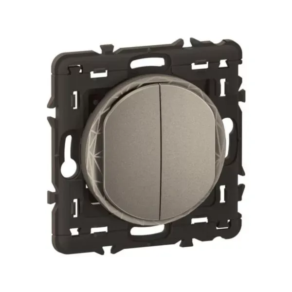 Legrand Commande double Self-e Céliane with Netatmo Titanium