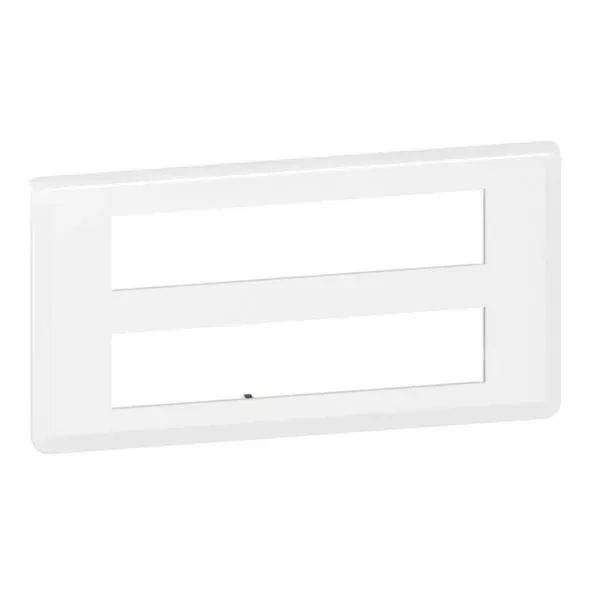 Legrand Plaque de finition Mosaic pour 2x10 modules blanc