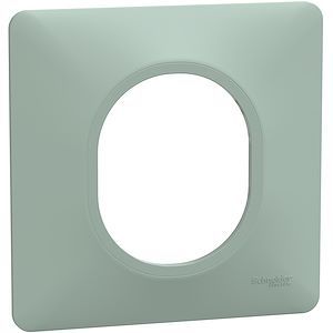 Schneider Ovalis - plaque de finition - 1 poste - sauge