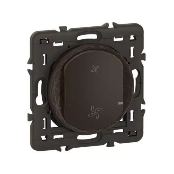 Legrand CN0411 Commande sans fils VMC 2 vitesses Céliane - Noir