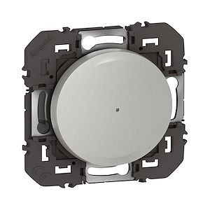 Interrupteur connecté Legrand Dooxie aluminium 200W LED sans neutre