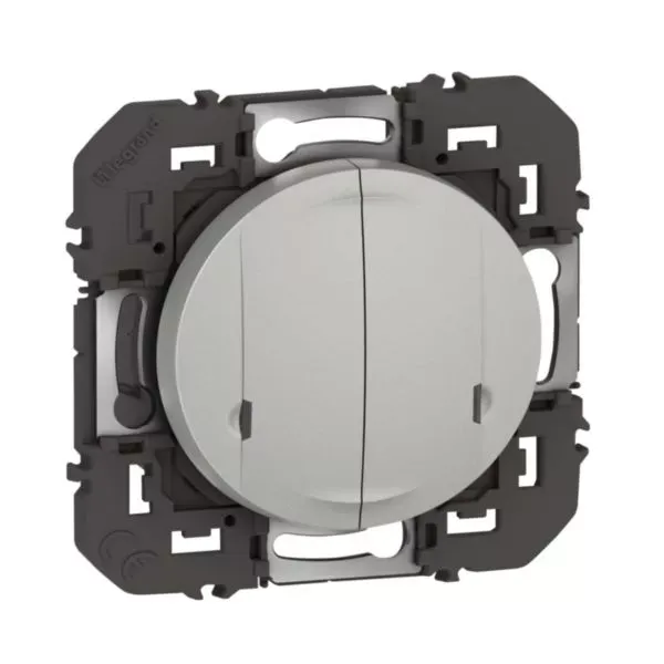Interrupteur double connecté dooxie with Netatmo avec neutre – Legrand