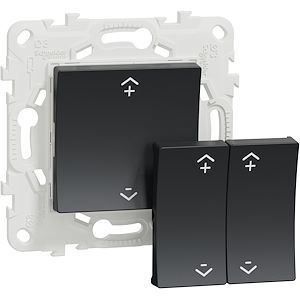 Schneider Wiser Unica - interrupteur centralisé sans fil 2 ou 4 BP - Anthracite