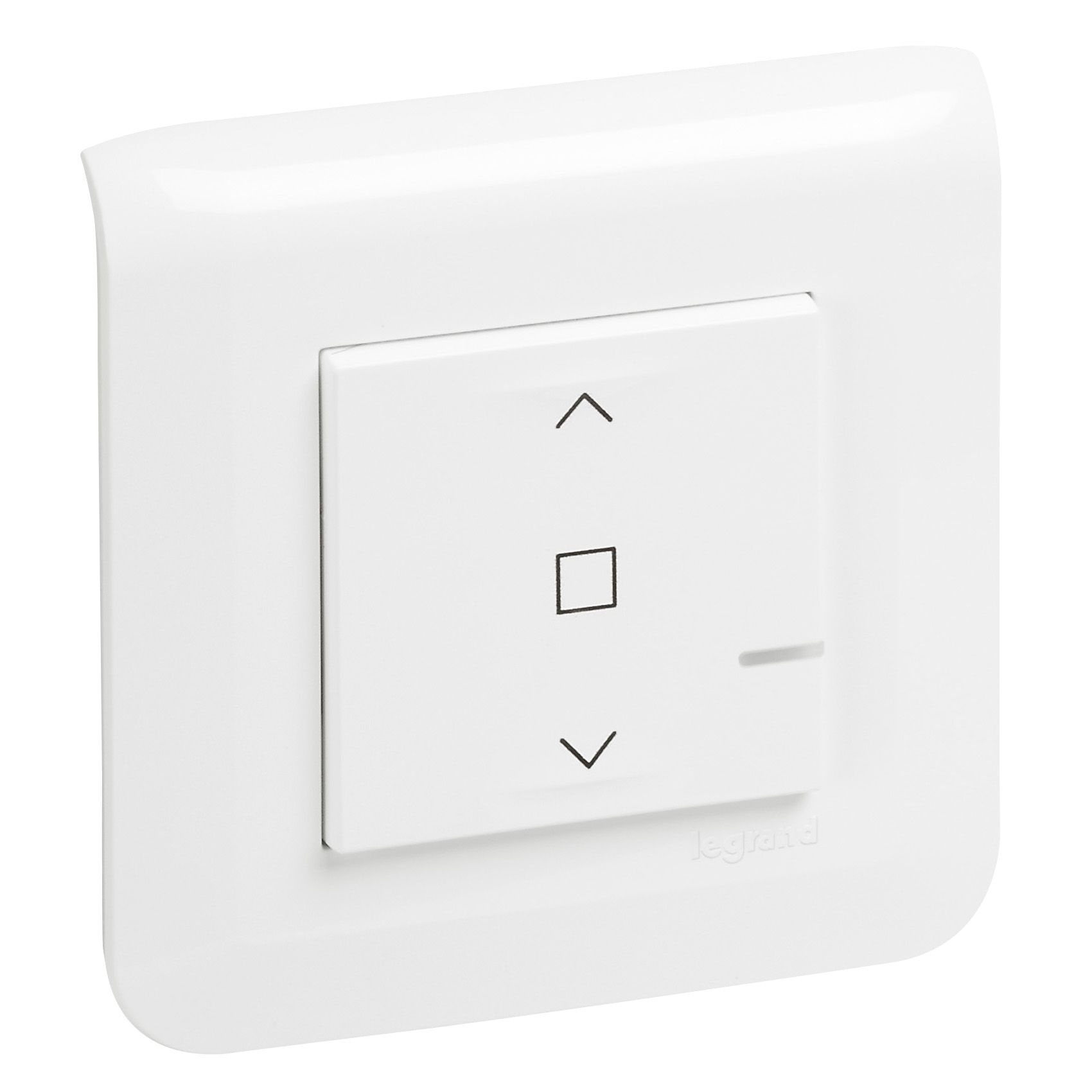 Interrupteur pour volet roulant connecté Mosaic with Netatmo sans plaque blanc