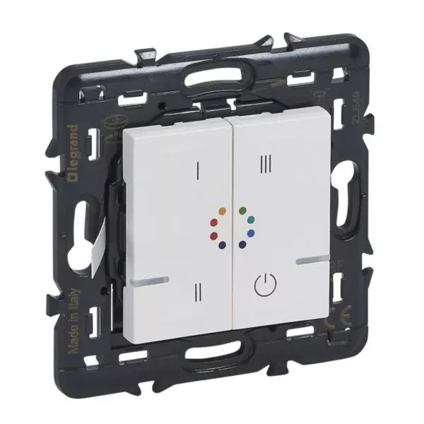 Legrand Commande sans fils multicouleurs Mosaic with Netatmo blanc