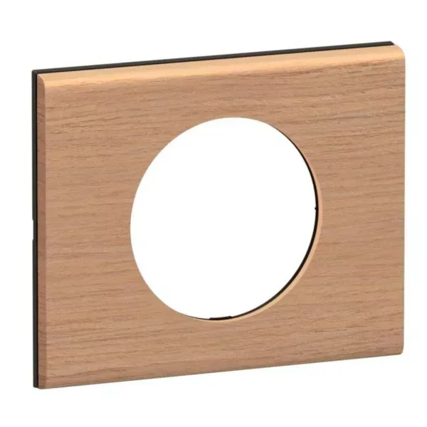 Plaque Céliane 1 poste Chêne – Legrand