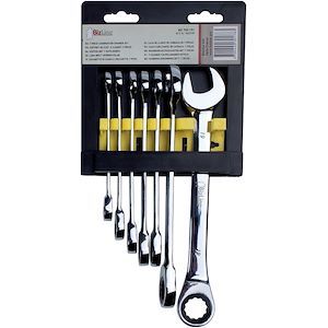 Coffret 7 clés à cliquet Bizline – 8 à 19 mm