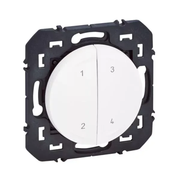 Legrand Commande 4 scénarios sans fil sans pile dooxie Netatmo