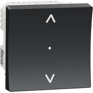 Schneider Wiser Unica - interrupteur volet-roulant - 4A - zigbee - anthracite - méca seul