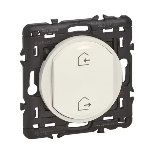 Commande sans fils sans pile Départ/Arrivée Céliane with Netatmo blanc