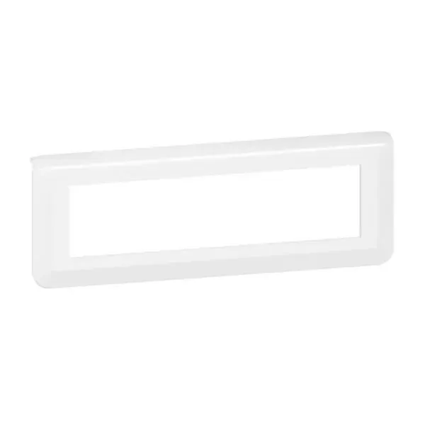 Legrand Plaque de finition horizontale Mosaic pour 8 modules blanc