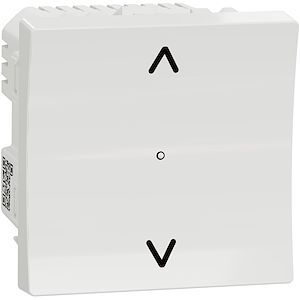 Schneider Wiser Unica - interrupteur volet-roulant - 4A - zigbee - blanc - méca seul