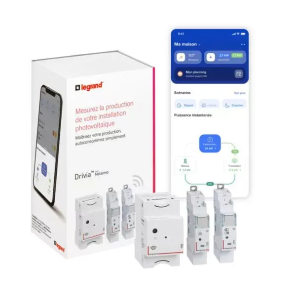Pack démarrage Legrand Drivia with Netatmo – Mesure solaire