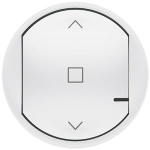 Enjoliveur Céliane with Netatmo interrupteur/volet roulant blanc
