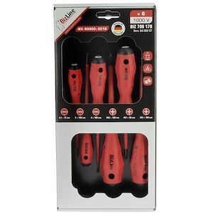 Kit 6 tournevis VDE isolés 1000V Bizline