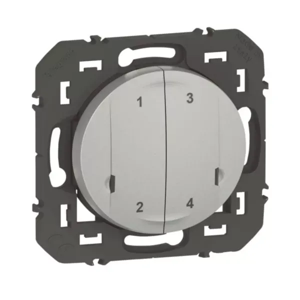 Commande sans fils 4 scénarios dooxie with Netatmo Legrand