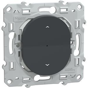 Schneider Wiser Ovalis - interrupteur connecté volet-roulant - 4A - zigbee - Anthracite