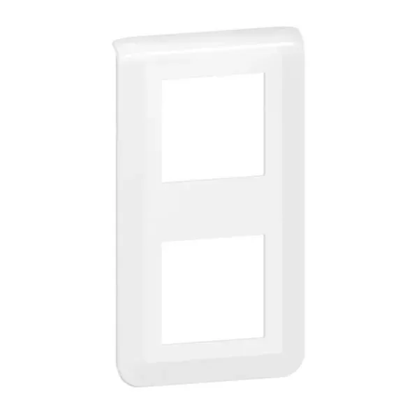 Legrand Plaque de finition verticale Mosaic pour 2x2 modules blanc