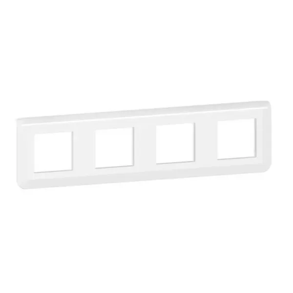 Legrand Plaque de finition horizontale Mosaic pour 4x2 modules blanc
