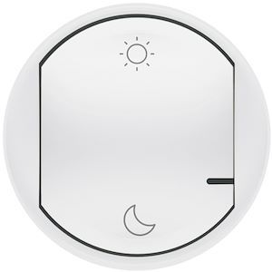 Enjoliveur Céliane with Netatmo commande sans fils Lever/Coucher blanc