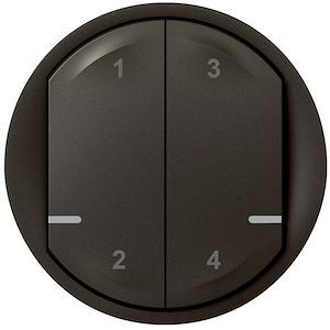 Enjoliveur Céliane with Netatmo commande sans fil 4 scénarios graphite