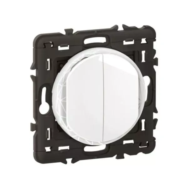 Commande double Self-e Céliane with Netatmo Blanc – CB0421