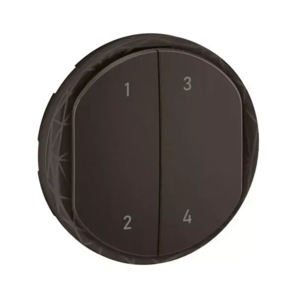 Enjoliveur 4 scénarios sans fil Céliane with Netatmo – Noir